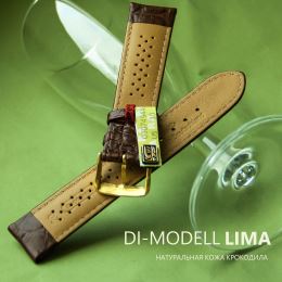 Ремешок Di-Modell Lima Croco коричневый